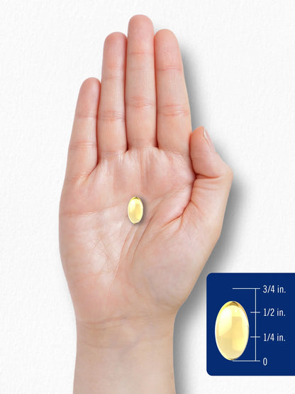 Mini Fish Oil Softgels | 2010Mg | 200 Omega-3 Pills | by